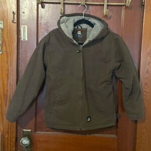 Kids size L brown Berne workwear jacket